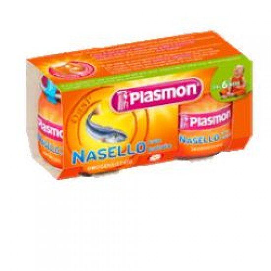 PLASMON OMOGENEIZZATO NASELLO PATATE 80 G X 2 PEZZI