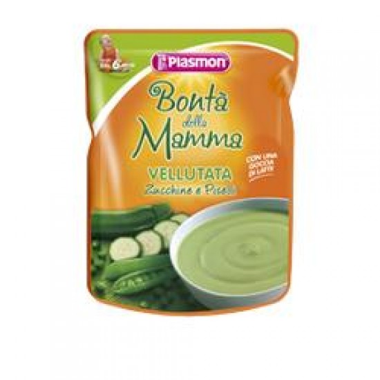 PLASMON POUCHES VELLUTATA DI ZUCCHINE E PISELLI 180 G