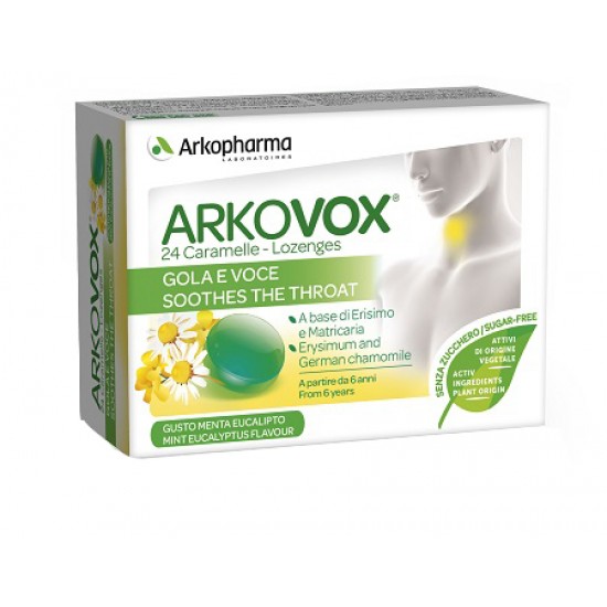 ARKOVOX MENTA/EUCALIPTO 24 CARAMELLE