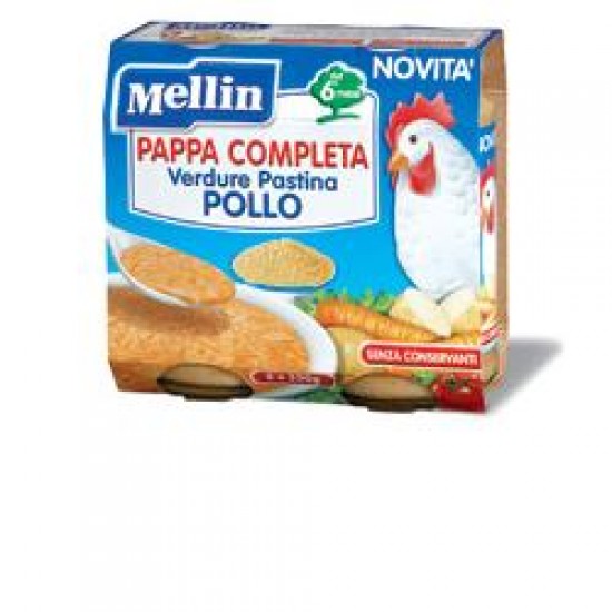 MELLIN PAPPA COMPLETA POLLO 250 G 2 PEZZI