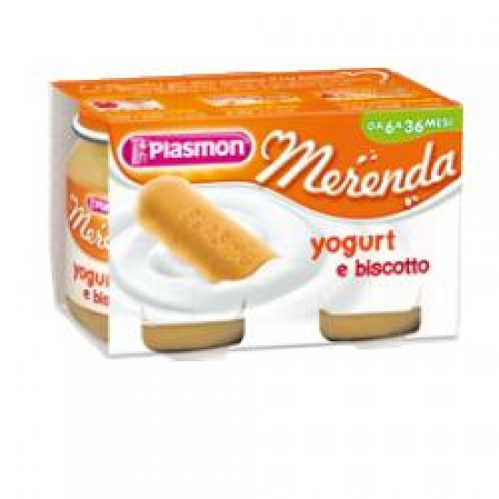 PLASMON OMOGENEIZZATO YOGURT BISCOTTO 120 G X 2 PEZZI