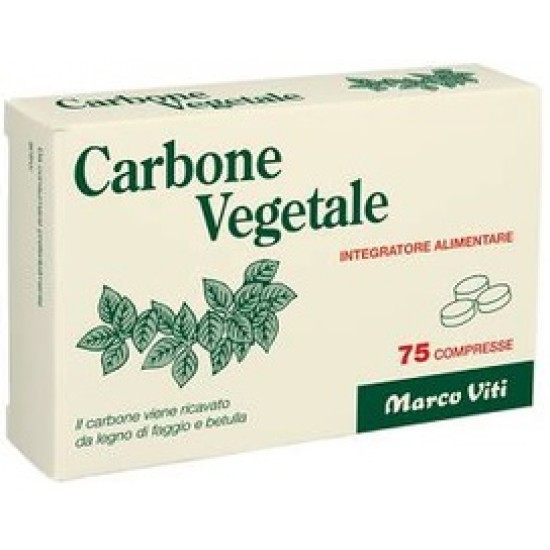 CARBONE VEGETALE 75 COMPRESSE