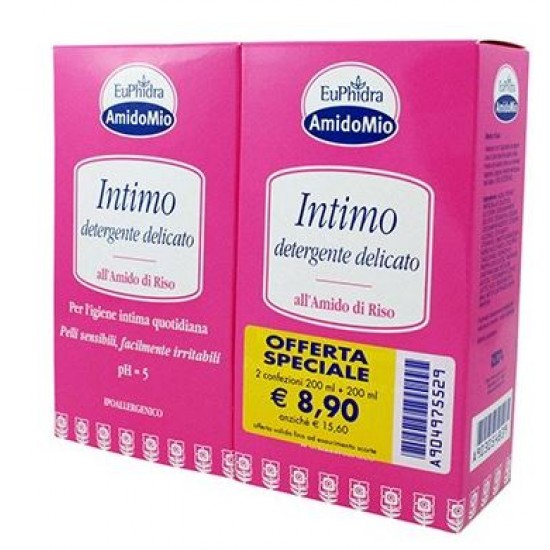 EUPHIDRA ABBINATA INTIMO DETERGENTE DELICATO 200 ML + 200 ML