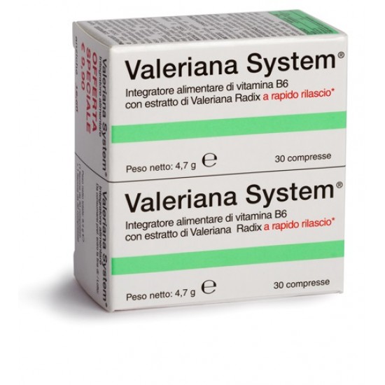 VALERIANA SYSTEM 30 COMPRESSE + 30 COMPRESSE