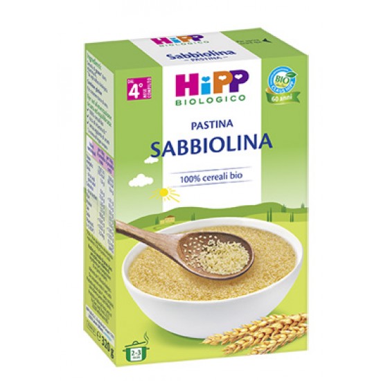 HIPP BIO PASTINA SABBIOLINA 320 G