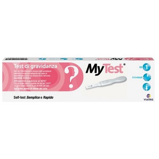 TEST DI GRAVIDANZA RAPIDO HCG MYTEST 1 PEZZO