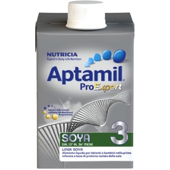 Aptamil 3 Latte Soya Crescita 12M+ 500 ml