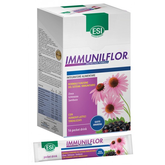 ESI IMMUNILFLOR 16 POCKET DRINK X 20 ML