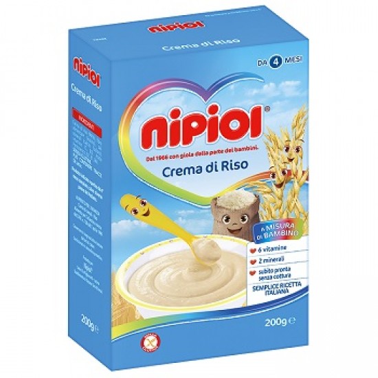 NIPIOL CEREALI CREMA RISO 200 G