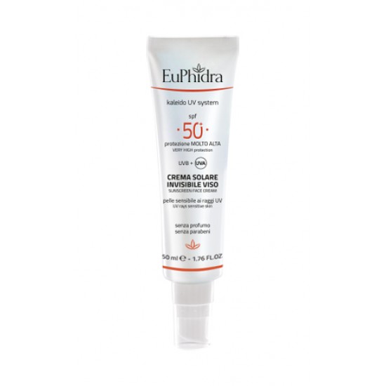 EUPHIDRA KALEIDO UV SYSTEM CREMA SOLARE VISO 50+ INVISIBLE