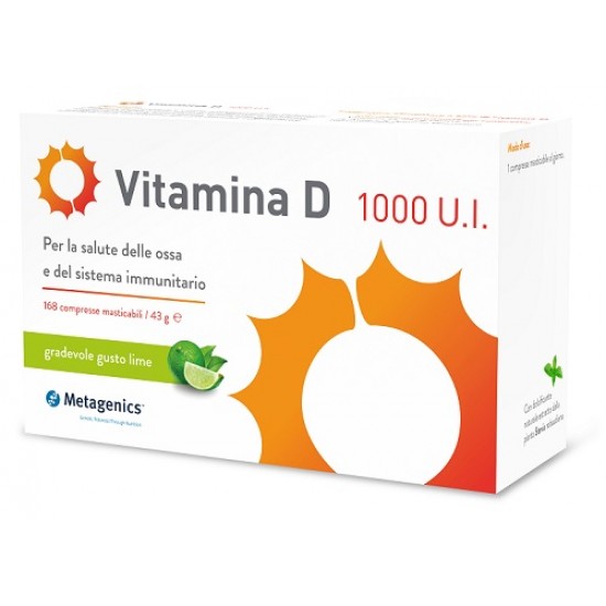 VITAMINA D 1000 UI 168 COMPRESSE MASTICABILI