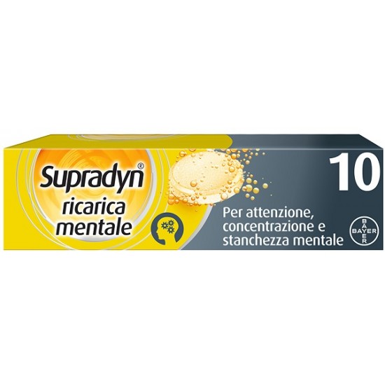 SUPRADYN RICARICA MENTALE 10 COMPRESSE