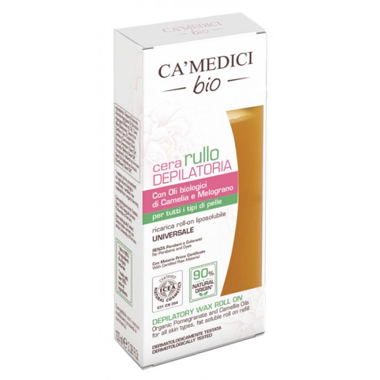 CA' MEDICI BIO CERA DEPILATORIA PER RULLO MELOGRANO E CAMELIA 100 ML