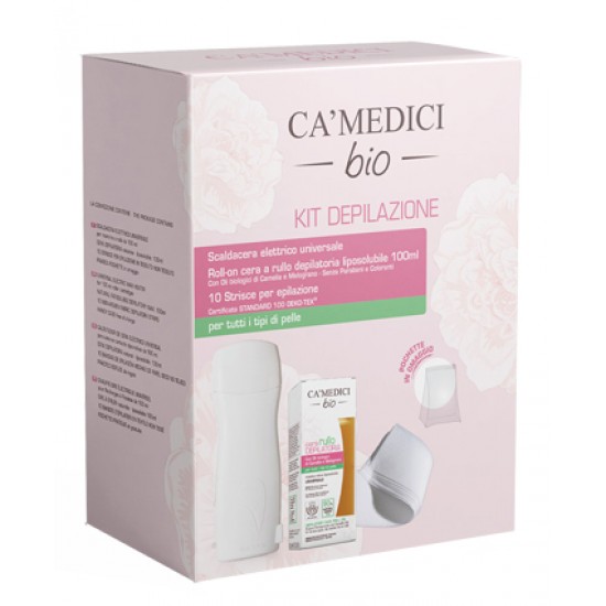 CA' MEDICI BIO KIT DEPILAZIONE MANIPOLO + STRISCE + RULLO