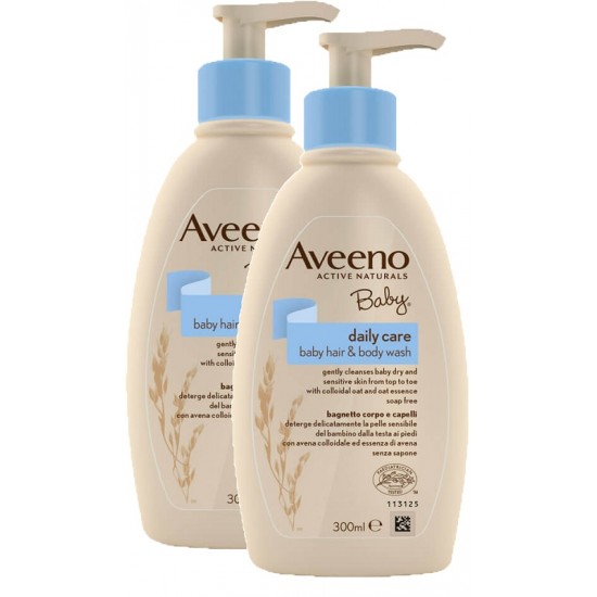 AVEENO BABY BAGNETTO TESTA PIEDI 300 ML BUNDLE