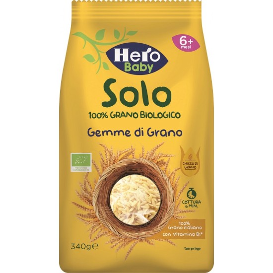 HERO SOLO PASTINA DI SEMOLA DI GRANO DURO 100% BIO 340 G