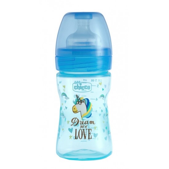 CHICCO BIBERON WB FANTASTIC LOVE SILICONE 150 ML