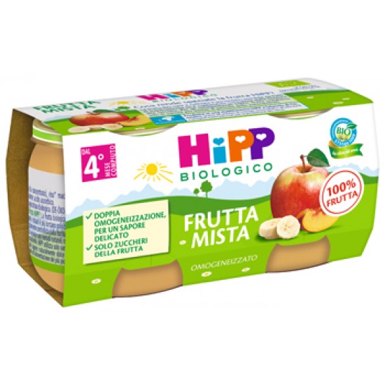 HIPP BIO OMOGENEIZZATO FRUTTA MISTA 2X80 G