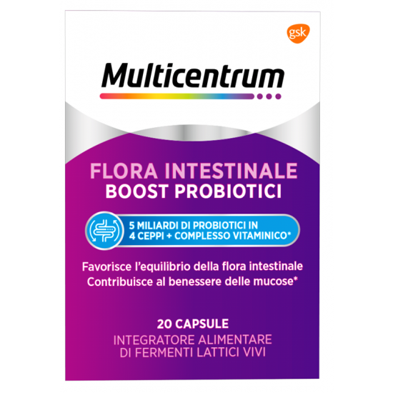 MULTICENTRUM FLORA INTESTINALE BOOST PROBIOTICI 20 CAPSULE