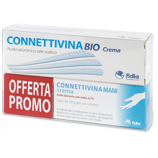 BUNDLE PACK CONNETTIVINABIO CREMA 25 G + CAMPIONE GRATUITO CONNETTIVINAMANI CREMA 10 G