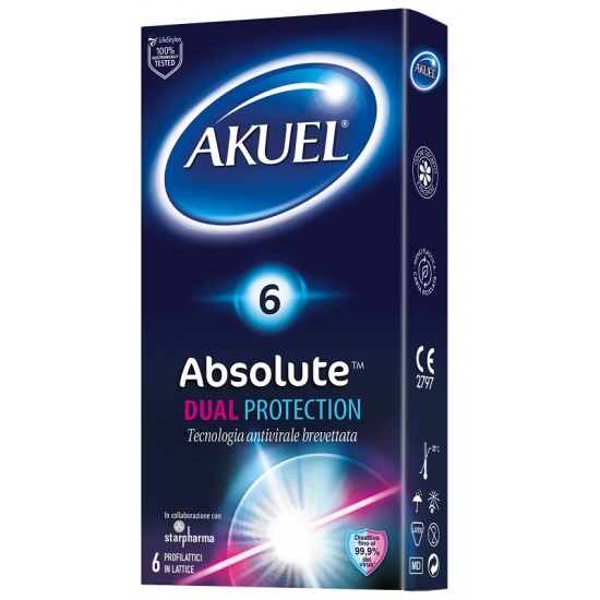 AKUEL ABSOLUTE DUAL PROTECTION 6 PEZZI