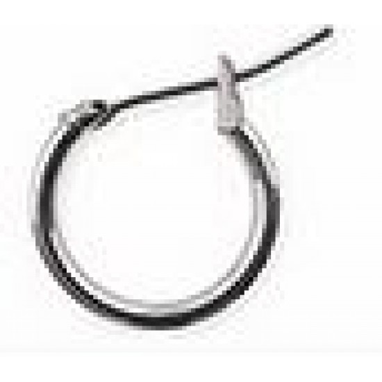 BJT976 ORECCHINI CLOSED HOOP STAINLESS STEEL