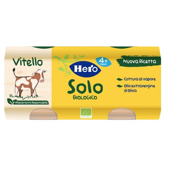 HERO BABY SOLO OMOGENEIZZATO VITELLO 2X80 G