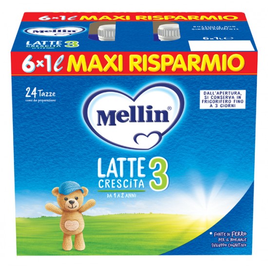 MELLIN 3 LATTE 6X1000 ML