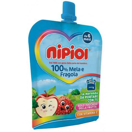 NIPIOL PUREA POUCH MELA FRAGOLA 85 G