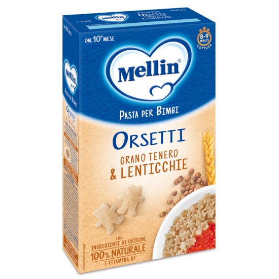 MELLIN ORSETTI CON LENTICCHIE 280 G