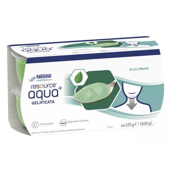 RESOURCE AQUA ACQUA GELIFICATA+MINT CUP 6 4X125 G