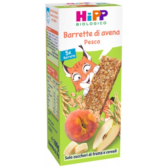 HIPP BARRETTA AVENA PESCA 5 PEZZI DA 20 G