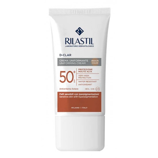 RILASTIL SUN SYSTEM D-CLAR MEDIUM SPF50+ 40 ML