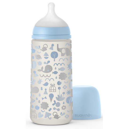 MEMORIES BIBERON DA 360 ML SILICONE SX PRO AZZURRO