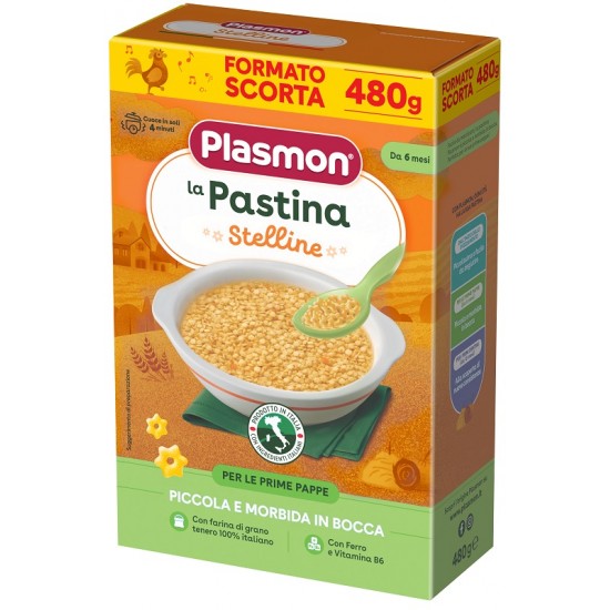 PLASMON PASTINA STELLINE 480 G