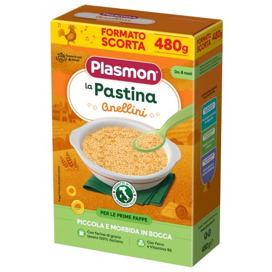 PLASMON PASTINA ANELLINI 480 G