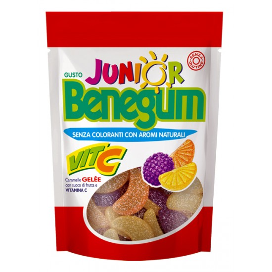 BENEGUM JUNIOR VITA C CARAMELLE GELE' CON SUCCO DI FRUTTA E VITAMINA C 90 G