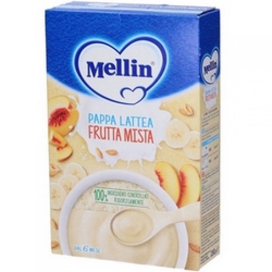 MELLIN PAPPA LATTE FRUTTA 250 G NUOVO FORMATO