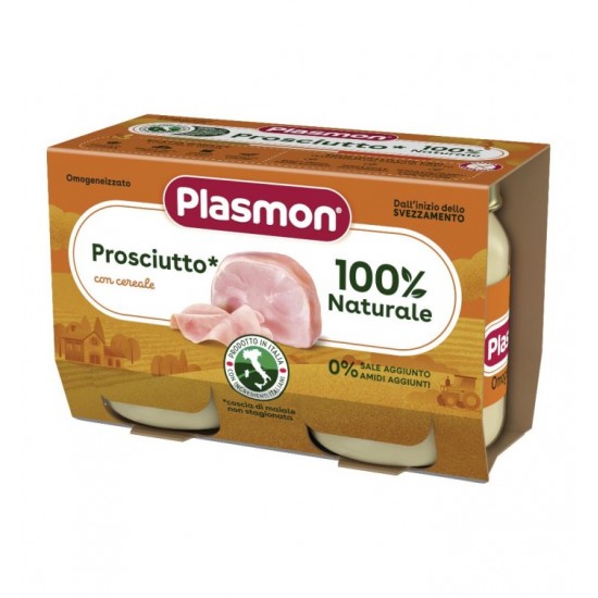 PLASMON OMOGENEIZZATO PROSCIUTTO COTTO 120 G X 2 PEZZI