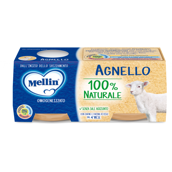 MELLIN OMOGENEIZZATO AGNELLO 2 X 120 G