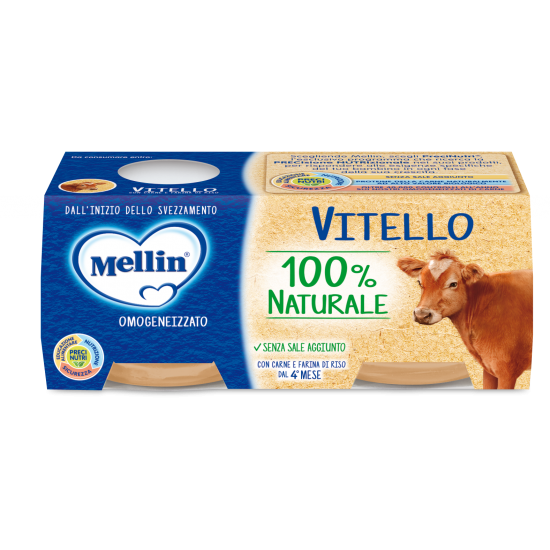 MELLIN OMOGENEIZZATO VITELLO 2 X 120 G