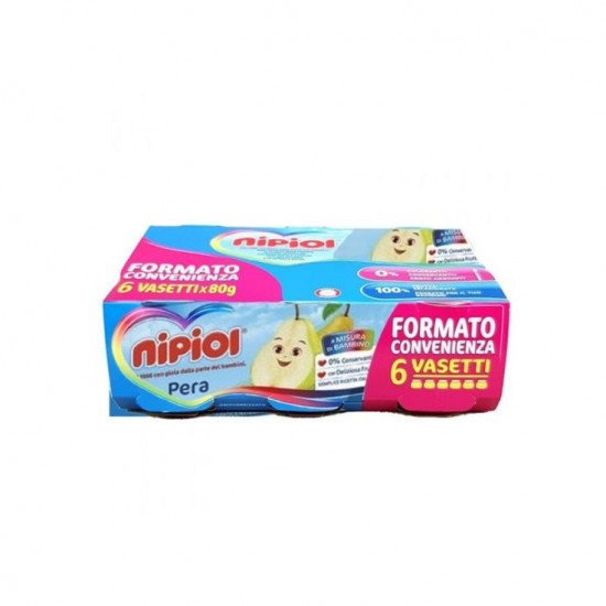 NIPIOL OMOGENEIZZATO PERA 6 X 80 G