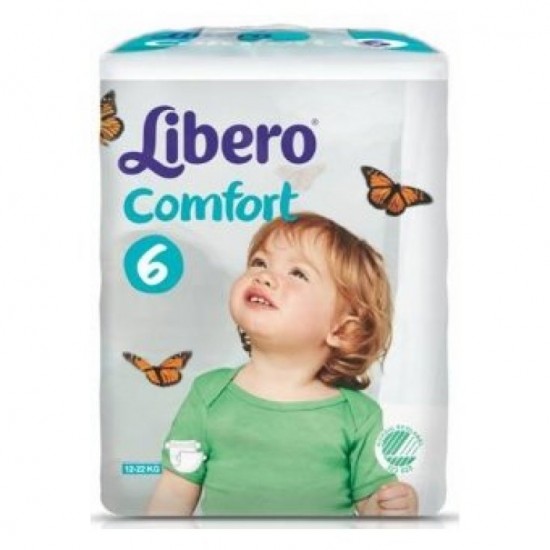 LIBERO COMFORT 6 PANNOLINO PER BAMBINO TAGLIA 13-20 KG 22 PEZZI