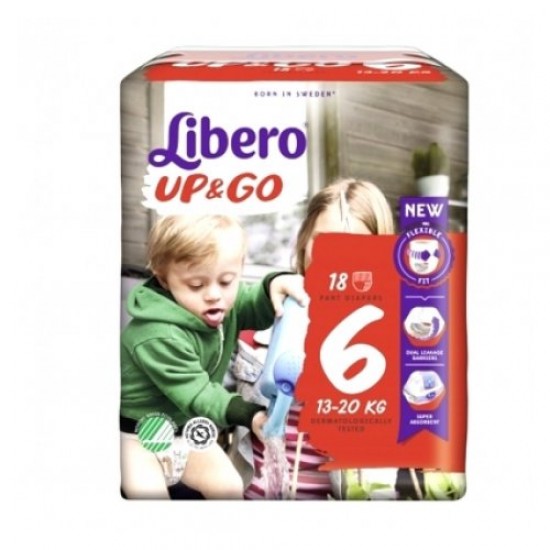 LIBERO UP&GO PANNOLINI 6 13-20 18 PEZZI