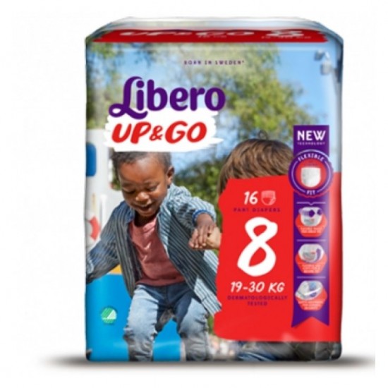 LIBERO UP&GO PANNOLINI 8 19-30 14 PEZZI