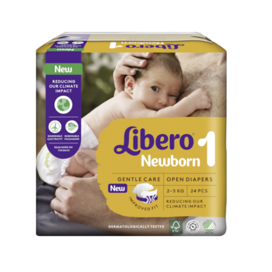 LIBERO NEWBORN 1 2-5 KG 24 PEZZI