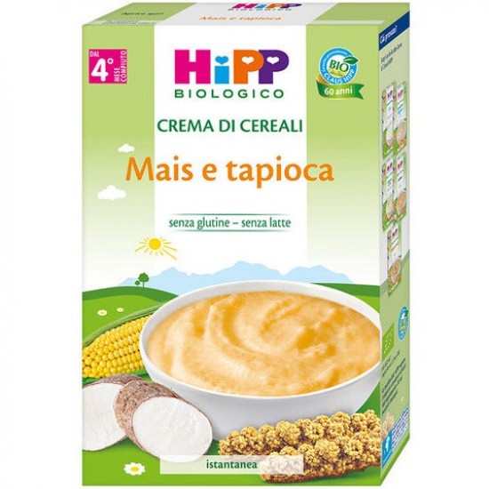 HIPP BIO CREMA CEREALI MAIS/TAPIOCA 200 G