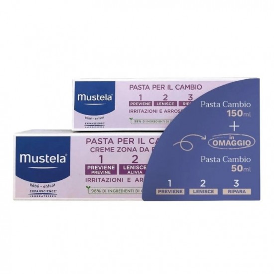 MUSTELA PASTA CAMBIO 150 ML + 50 ML