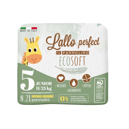 LALLO ECOSOFT JUNIOR 5 11/25 KG 28 PANNOLINI