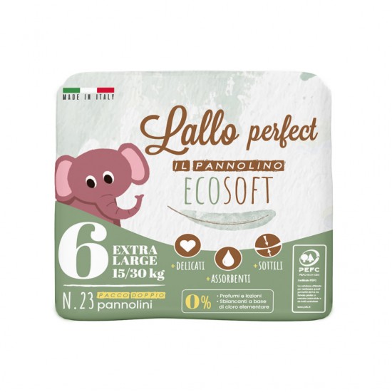 LALLO ECOSOFT XL 6 15/30KG 23 PANNOLINI